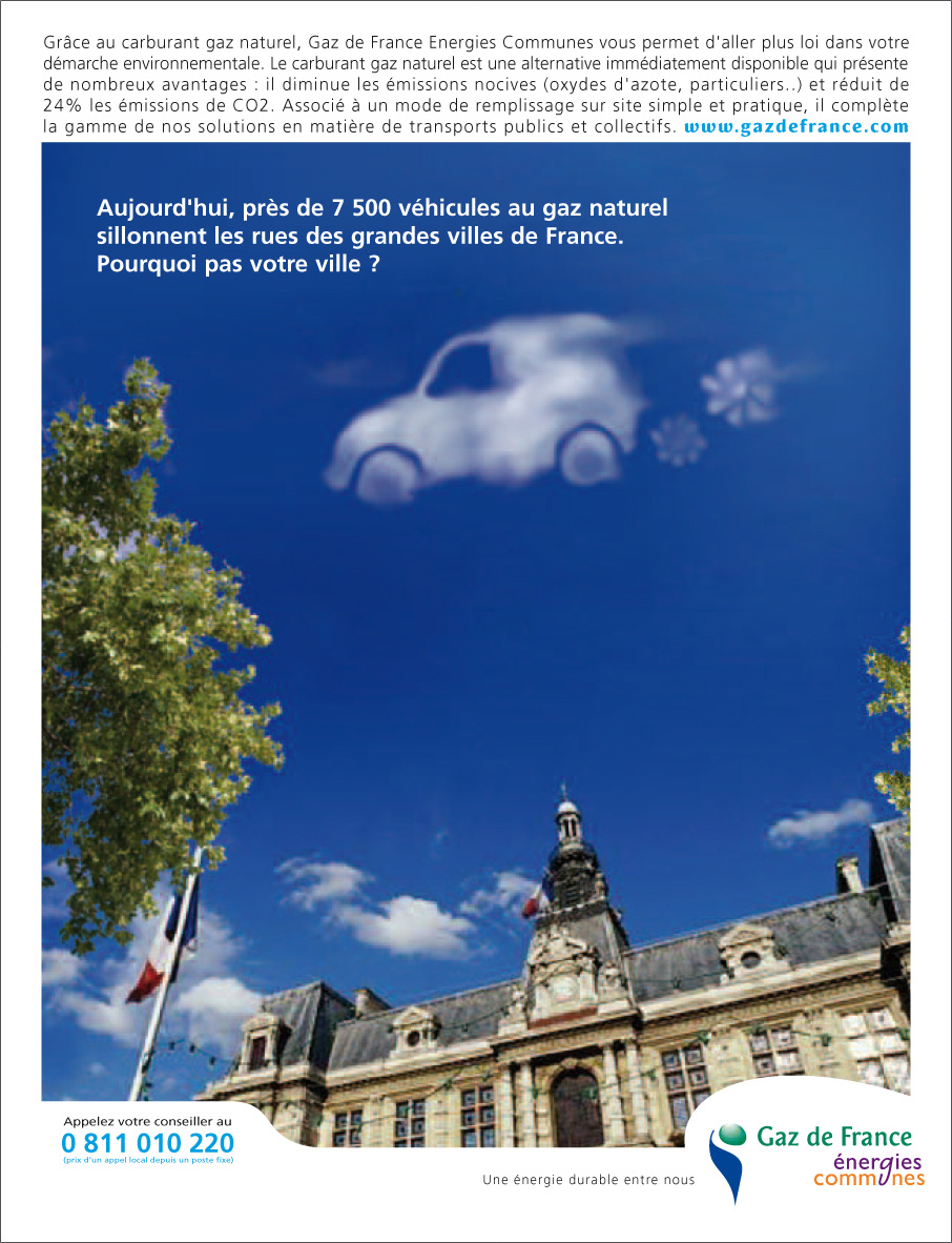 GDF gaz naturel communes