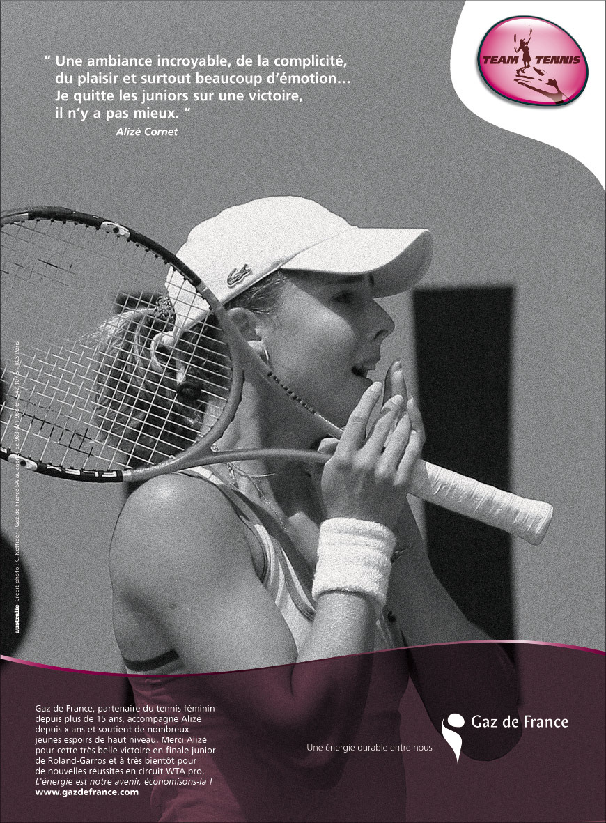 GDF sport Alizée Cornet