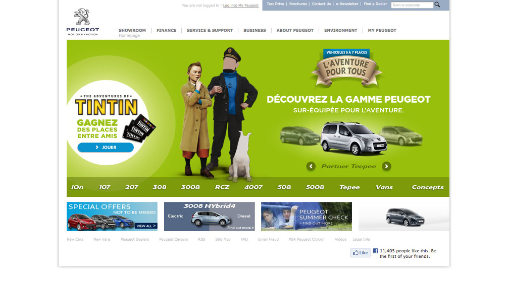 Peugeot Event Tintin 3