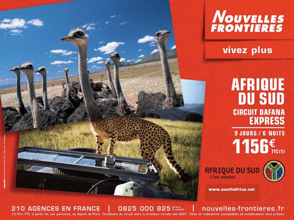 NOUVELLES FRONTIERES BROCHURE AFRIQUE